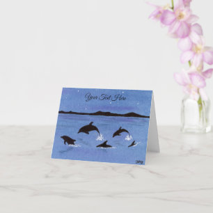 Tarjeta Delfines