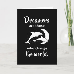 Tarjeta Delfines Delfín Mar Pez Animal Océano Idea de Rega