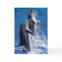 Delfines Personalizados 21º cumpleaños