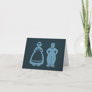 Tarjeta Delft Blue Two Notecard