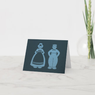 Tarjeta Delft Blue Two Notecard