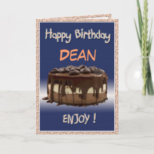 Tarjeta Delicioso "cambio de nombre" personal de cumpleaño