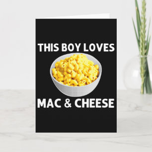 Tarjeta Delicioso Macarrones Con Queso Para Niños Comida M
