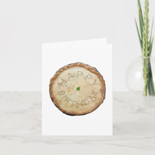 Tarjeta Delicious Pie Funny Birthday Card