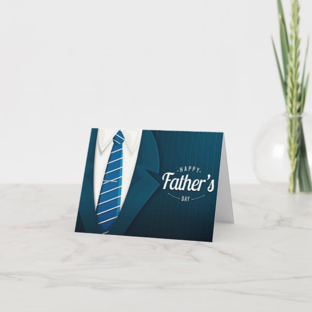Tarjeta Demanda y empate del Día del Padre (Anverso)