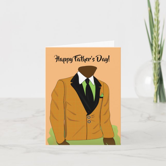Tarjeta Demanda y empate en el Día de los Padres Africanos (Anverso)