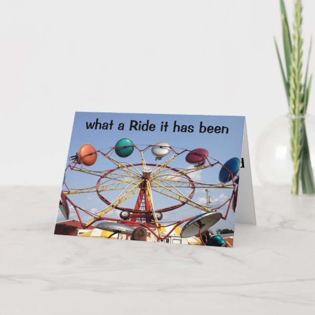 TARJETA DEMASIADO DIVERTIDO. (Anverso)