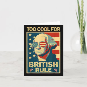 Tarjeta Demasiado Guay Para El Gobierno Británico 4 De Jul