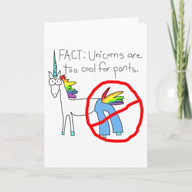 Tarjeta Demasiado Guay para los pantalones (Anverso)