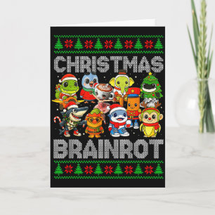 Tarjeta Demente italiano divertido de Navidad Demente ital