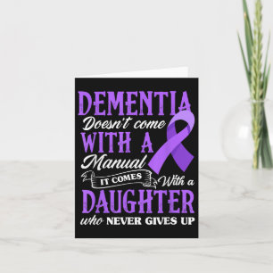 Tarjeta Dementia No Viene Con Un Manual Viene Con Un