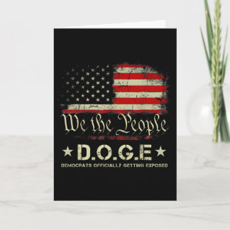 Tarjeta Demócratas Doge Expuestos Oficialmente Trump 20