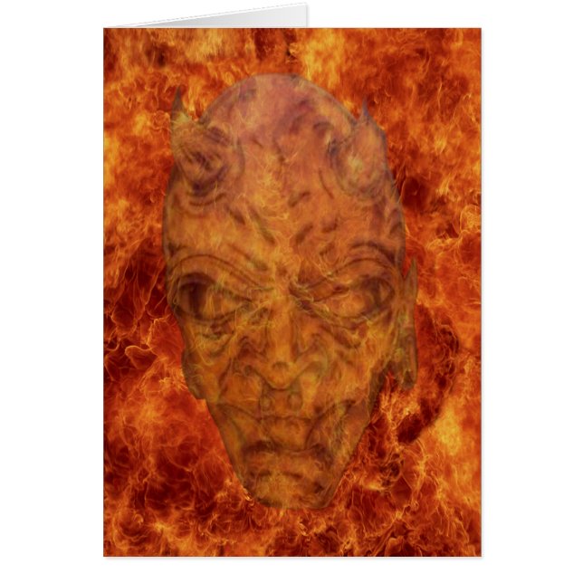 Tarjeta Demonio de Fuego (Frente)