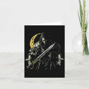 Tarjeta Demonio pirata con espada 