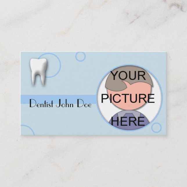 Tarjeta dental/de general Dentist Picture de (Anverso)