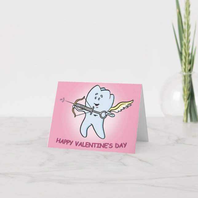 Tarjeta dental del el día de San Valentín (Anverso)