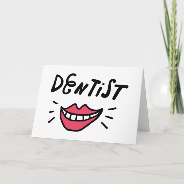 Tarjeta Dentist Smile (Anverso)