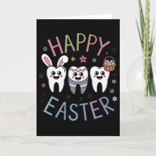Tarjeta Dentista de Pascua Diente Bonito Dientes Dental In