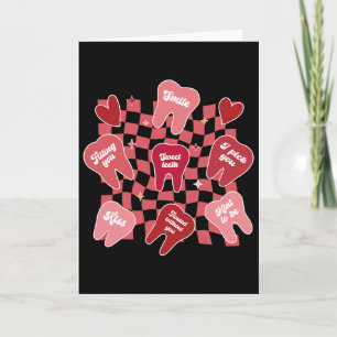 Tarjeta Dentista del Día de San Valentín Higienista Dental