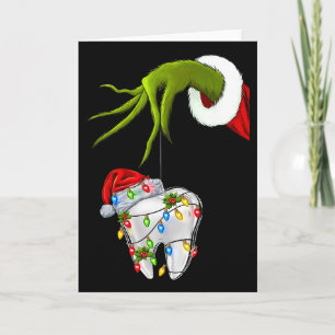 Tarjeta Dentista Dental Diente Dientes Instantáneos Navida