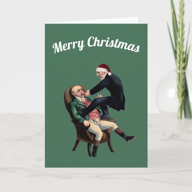 Tarjeta Dentista Feliz Navidad (Anverso)