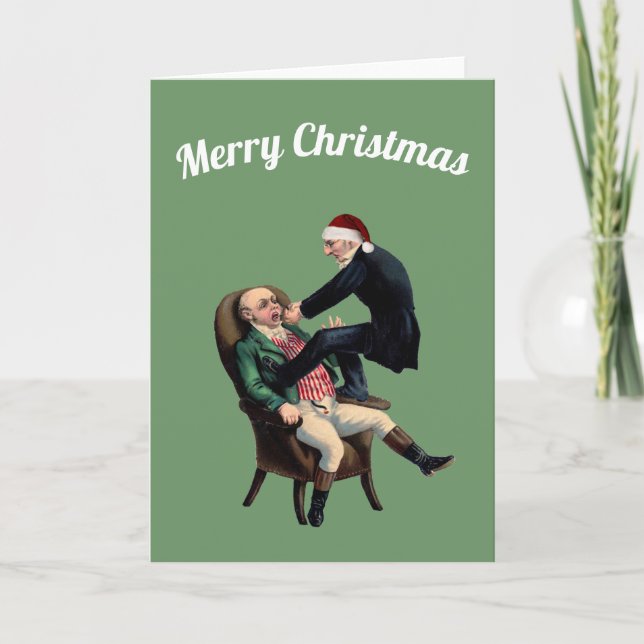 Tarjeta Dentista Feliz Navidad (Anverso)