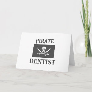 Tarjeta Dentista pirata