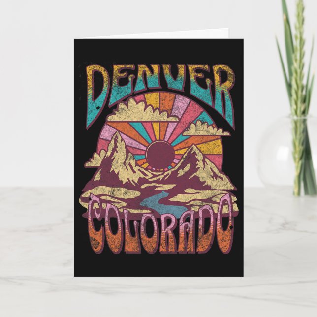Tarjeta Denver Colorado  (Anverso)