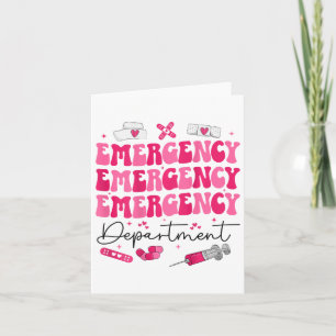 Tarjeta Departamento de Emergencia Día de San Valentín Ed