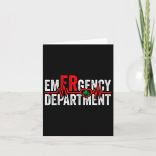 Tarjeta Departamento de Emergencias 4 de Julio EE. UU. Día