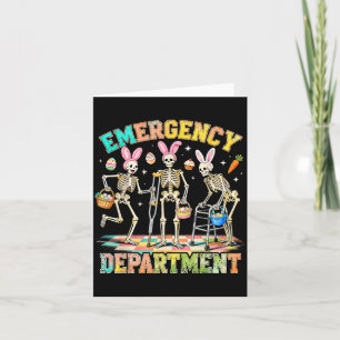 Tarjeta Departamento de Emergencias Humor de Enfermera de