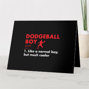 Tarjeta Deporte Boy Definition Dodgeball
