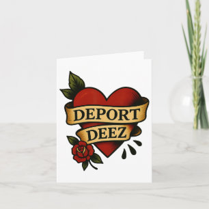 Tarjeta Deporte Deez Deportación De Hielo Protesta Contra 