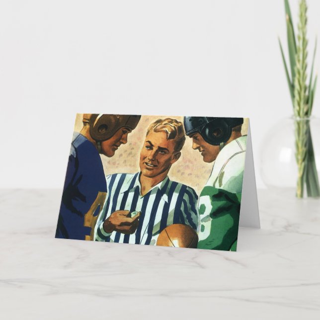 Tarjeta Deportes de época, moneda de referencia de fútbol (Anverso)