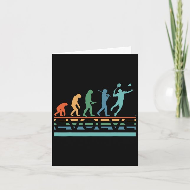 Tarjeta Deportes de la evolución divertida de Nerdy Evolve (Anverso)