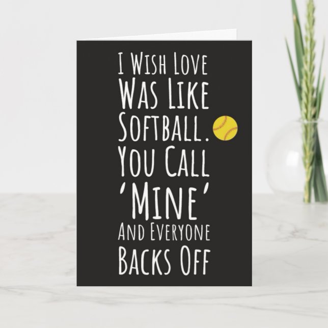 Tarjeta Deportista Atlético Cuidado De Cartas De Softbol P (Anverso)