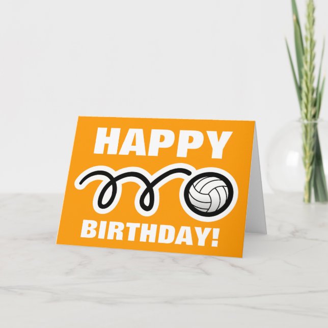 Tarjeta deportiva de bienvenida de cumpleaños | di (Anverso)