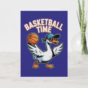 Tarjeta Deportiva Pato Loco Tiempo de Baloncesto