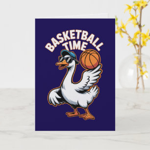 Tarjeta Deportiva Pato Loco Tiempo de Baloncesto