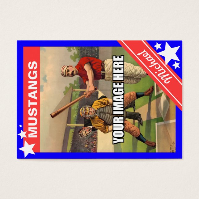 Tarjeta deportiva personalizada (Frente)