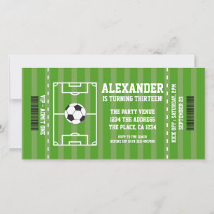 Tarjeta deportiva personalizada de tickets de Nove