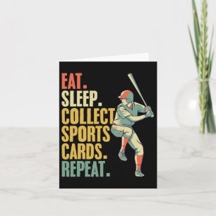 Tarjeta deportiva que recopila tarjeta de béisbol 