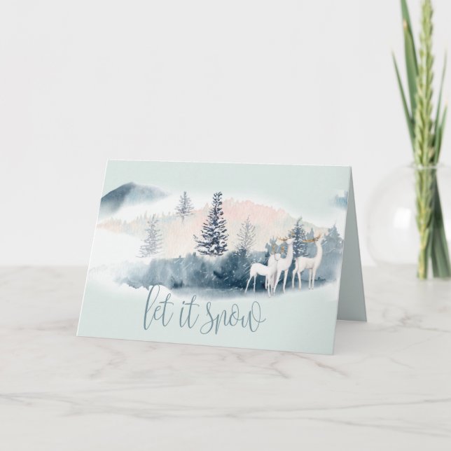 Tarjeta Depósito de madera acuarela (Anverso)