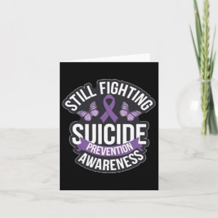 Tarjeta Depresión Lucha contra el Suicidio Prevención Conc