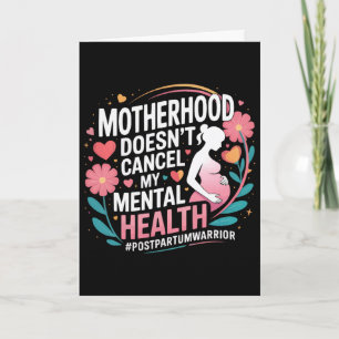 Tarjeta Depresión Postparto Madre Mama Salud Mental Matern