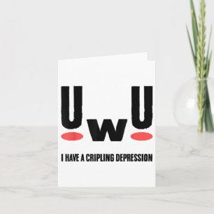 Tarjeta Depresión Tengo Una Depresión Paralizante La Salud