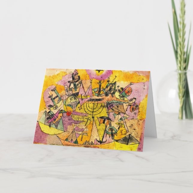 Tarjeta Der Schiffe, las naves desafortunadas de Unstern (Anverso)