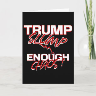 Tarjeta Derrumbe de Trump Suficiente Caos Hundimiento Econ