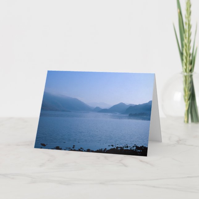 Tarjeta Derwent Water Cumbria England (Anverso)