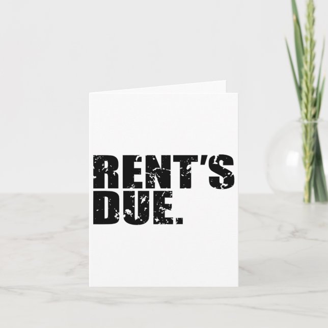 Tarjeta Des de alza de alquiler para constructora de cuerp (Anverso)